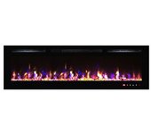 Chimenea Eléctrica 182cm Empotrable - Kamin Black Nice 72