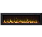 Chimenea Eléctrica Con Marco Metal Negro Munich 60 153cm