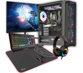 Pack Ordenador Gaming + Monitor 24" 165hz + Teclado Y Ratón Krom Kenya • Amd Ryzen 5 8400f Rtx 5060ti 8gb 32gb Ram Ddr5 1 Tb M.2 Ssd