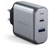 Satechi St-mccam-eu Cargador De Dispositivo Móvil Negro, Gris Interior