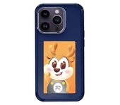 Funda Inteligente De Tinta Electrónica Para Iphone 14 Pro, 4 Colores, Hd, Pantalla De 3,97 Pulgadas, Nfc, Personalizable - - Azul