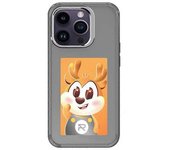 Funda Inteligente De Tinta Electrónica Para Iphone 14 Pro, 4 Colores, Hd, Pantalla De 3,97 Pulgadas, Nfc, Personalizable - - Gris