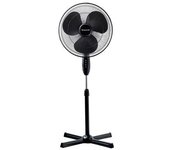 Ventilador De Pie Comfort Control Negro