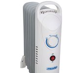 Radiador De Aceite, 7 Elementos, Regulador Temperatura, Termostato, Bajo Consumo, Portátil Blanco 700w Mesko Ms 7804