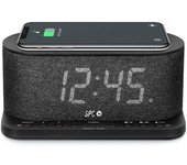 Radio Despertador Con Cargador Inalámbrico Spc 4582n 4,3" Led Usb Negro