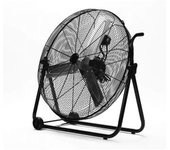 Ventilador Industrial De Aluminio 160 W Con 3 Velocidades Y Ruedas