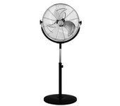 Ventilador Industrial De Pie En Aluminio 120w Con Altura Regulable