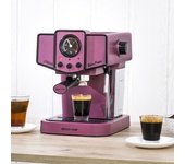 Ecode Cafetera Espresso Delice Purple, 20 Bares De Presión