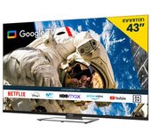 Televisor Smart Tv Infiniton Intv-43ga4100 - 43", 4k Uhd, Google Tv, Android 11, Wifi, Bluetooth, Chromecast.