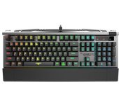Teclado Mecanico Gaming Gamdias Hermes P2 105 Teclas Retroiluminado Rgb Reposamuñecas Integrado