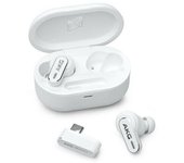 Akg N5 Hybrid Tws Auriculares – Sonido Nítido Inalámbrico, Cancelación De Ruido Adaptativa, Calidad De Llamadas Certificada Por Zoom, 40h De
