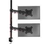 Brazo Monitor 13"-32" 8kg - Vesa 75/100 Giratorio Inclinable - Ajustable 100 Cm - Duronic Dmt252vx2 Bk