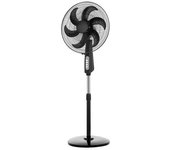 Akunadecor - Ventilador De Pie Aluminio Negro Granizo