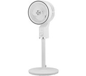 Todolampara Fabrilamp Ventilador De Pie Talamo Blanco/cromo 50w 3vel Regx33x33cm Oscilante Fijo Y Rotatorio