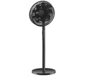 Todolampara Fabrilamp Ventilador De Pie Azor Negro 3velocidades 60w 70/100x35x35cm Oscilante C/remoto Y Temporizador