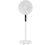 Todolampara Fabrilamp Ventilador De Pie Torbellino Blanco 3velocidades 60w 13aspas Regx41x41 Display Oscilante,remoto,temporizador
