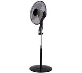 Akunadecor - Ventilador De Pie Aluminio Negro Magico