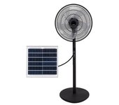 Akunadecor - Ventilador De Pie Aluminio Negro Rialto