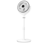 Todolampara Fabrilamp Ventilador De Pie Chorlito Blanco 40w 6vel Oscilacion 3d Regx34x34 Remoto,temporizador Tã¡ctil