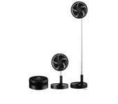 Akunadecor - Ventilador De Pie Metal Negro Galan