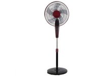 Akunadecor - Ventilador De Pie Aluminio Rojo Borlon