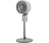 Todolampara Fabrilamp Ventilador De Pie Talamo Gris/cromo 50w 3vel Regx33x33cm Oscilante Fijo Y Rotatorio