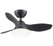Ventilador De Techo Metal Negro Paramo