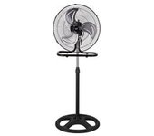 Akunadecor - Ventilador De Pie Metal Negro Recio