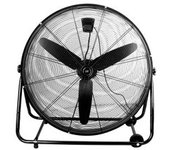 Akunadecor - Ventilador De Pie Metal Negro Vendaval