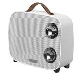 Termoventilador Ceramico Ptc 1500w Blanco / Cromo - Iluminashop