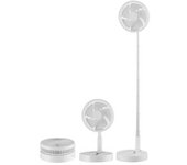 Akunadecor - Ventilador De Pie Metal Blanco Galan