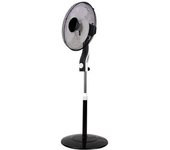 Akunadecor - Ventilador De Pie Aluminio Negro Magico