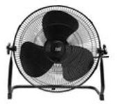 Akunadecor - Ventilador De Pie Metal Negro Ciclon