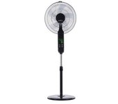 Akunadecor - Ventilador De Pie Metal Negro Rodium