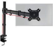 Soporte Monitor 13-27" 8kg Mã¡x - Ajustable, Giratorio, Inclinable, Extensible - Duronic Dm251x3 Bk