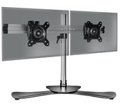 Soporte 2 Monitores 15" 24" Pulgadas Base Brazo Extensible Pc Tv Led Lcd - Duronic Dm752