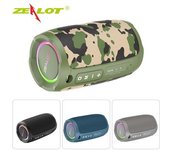 Zealot S49 Altavoz Inalámbrico Portátil Con Tecnología Bt 5.2 Altavoces Impermeables Ip67 De 40 W Sonido Hifi Tarjeta Aux Tf Llamadas Manos Libres