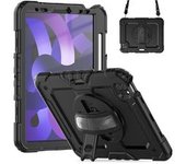 Funda Protectora Integral A Prueba De Golpes Para Ipad Pro 11 (2022/2021/2020/2018)/air 4 10.9 2020/air 5 2022 - Negro