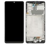 Pantalla Amoled Oem Compatible Con Samsung Galaxy A42 5g A426 Grado S Y Ensamblaje De Digitalizador + Pieza De Marco - -