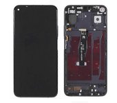Pantalla Lcd Y Digitalizador De Grado B + Marco Compatible Con Huawei Honor 20 Yal-l21 - -