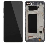 Compatible Con Samsung Galaxy S10 Plus G975 Pantalla Lcd Y Ensamblaje Digitalizador + Marco - - Estilo A