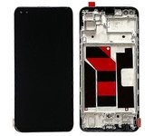 Pantalla Oled De Grado C Y Ensamblaje De Digitalizador + Pieza De Reparación De Marco (sin Logotipo) Compatible Con Oppo Reno4 4g - -