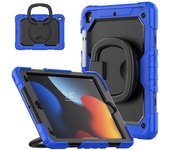 Capa À Prova De Choque Para Ipad 10.2 (2021) / (2020) / (2019) Capa Para Tablet À Prova De Quedas Com Suporte Giratório De 360 ​​graus Para Pc + Capa