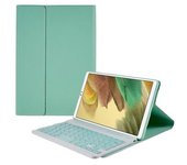 Sk-t220 Para Samsung Galaxy Tab A7 Lite 8,7 Polegadas T225 / T220 Ultra-fino À Prova De Choque Pu Couro Tablet Suporte Capa Com Teclado Bluetooth