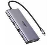 Hub Ugreen 11en1 Usb-c A Hdmi+vga+usb-c+usb-a