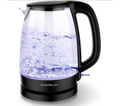 Hervidor De Agua Eléctrico De Cristal, 1,7 L, 2200w Aigostar Adam