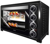 Horno Convección Sobremesa, 32l, Acero Inox, Asador Giratorio Pollos, Temporizador, Ajuste Temperatura Negro 1600w Mpm Mpe-05/t