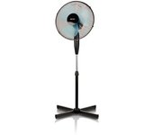 Ventilador Pie Oscilante 42 Cm, 3 Velocidades, Altura Ajustable, Función Bloqueo Oscilación, Silencioso Negro 50w Mpm Mwp-17