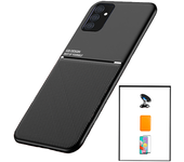 Kit Funda Magnética Anti-choque + Cartera Magnética Naranja + Cristal Templado Gorilasglass+ Soporte Magnético Gift4me Compatible Con Movil Samsung