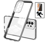 Kit Funda Doble Airbag Anticaída Protección De Cámara + Soporte Magnético Extra Fuerte + Cristal Templado Antiespía Gift4me Compatible Con Movil